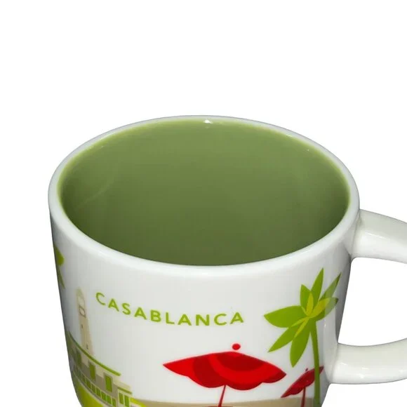 Starbucks You Are Here Casablanca Morocco Mug 14oz 2023 Used - Picture 8 of 13